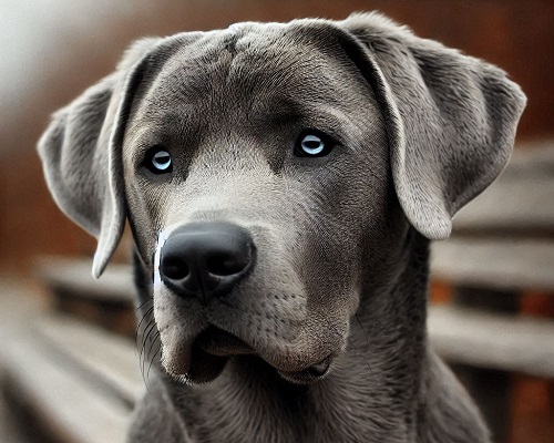 Grey Boy Dog